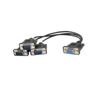 Seriel DB9 hun til 3 porte DB9 han kabel