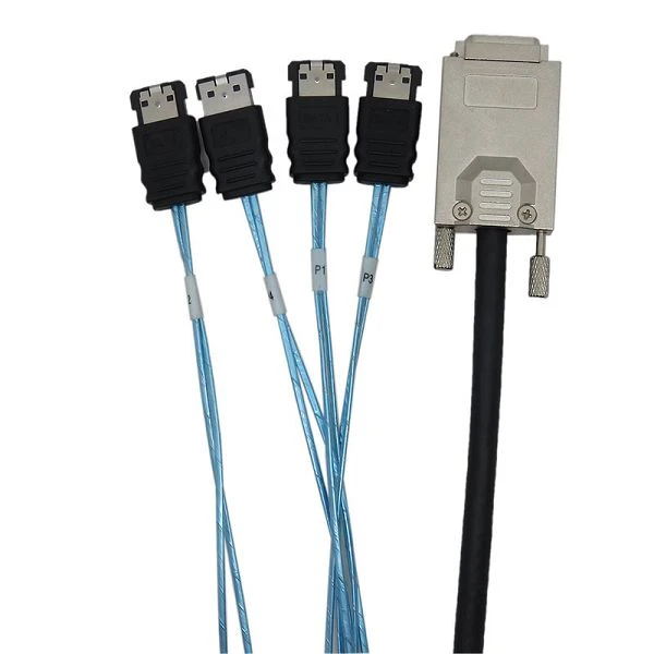 Mini SAS SFF-8088 Host to eSATA x4 Target Fanout cable(001)