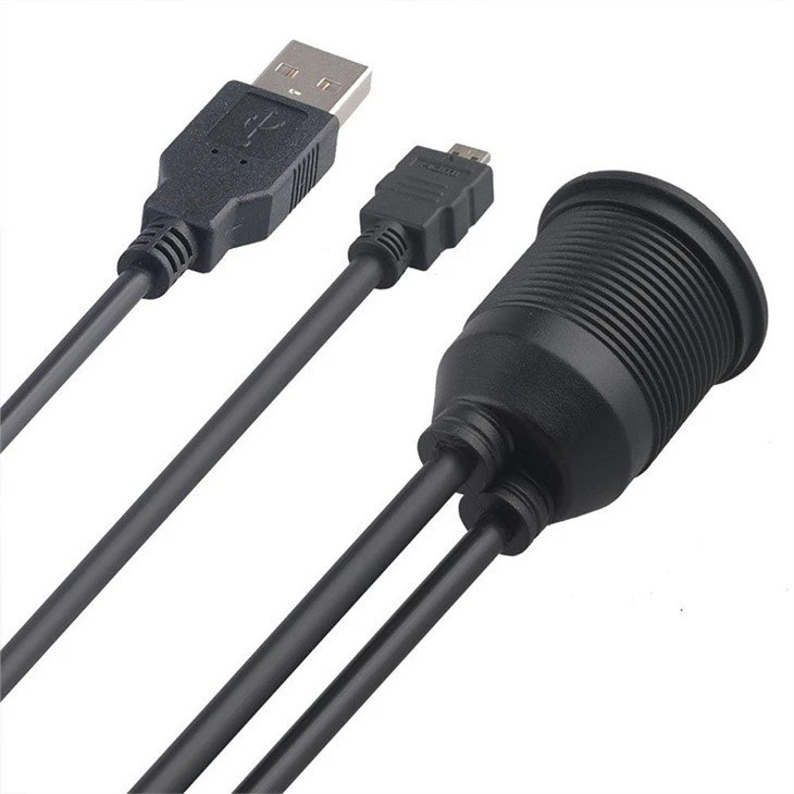 Underwater Micro HDMI USB 2.0 Flush Mount Cable
